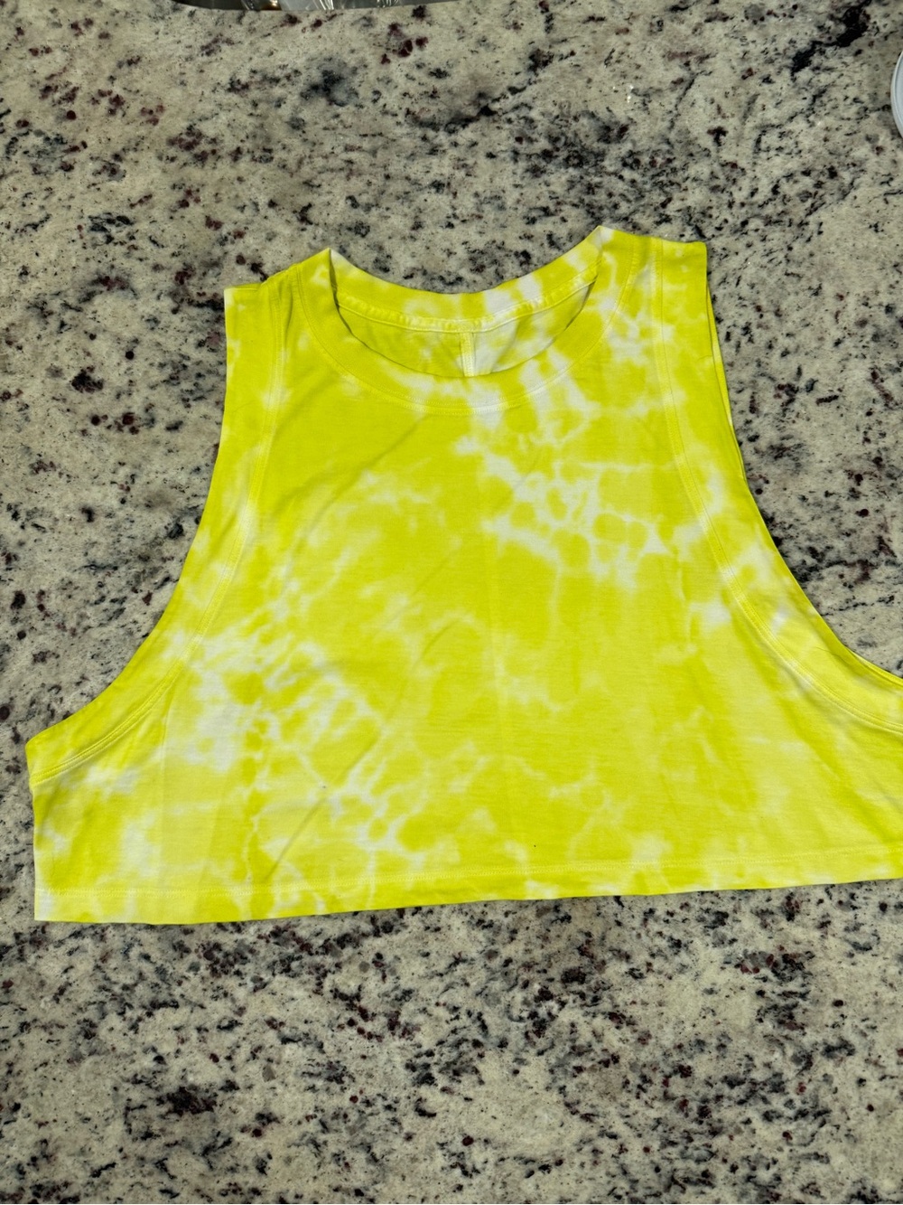 Lululemon all yours cropped cotton tank * tie dye